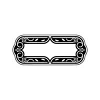 Elegant Oval Frame, Intricate Floral Ornamentation, Ornament vector
