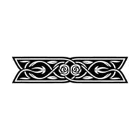 Intricate Celtic Rose Border, Vintage Element - Symmetry vector