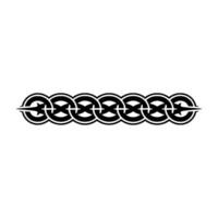 Celtic Knot Border, Intricate, Symbolic Pattern vector