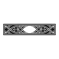 Intricate Celtic Border, Vintage Element, Frame vector