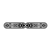 Intricate Celtic Border, Vintage Ornamentation, Frame vector