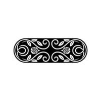 Elegant Floral Ornament, Vintage Element - Scrollwork vector