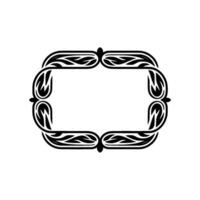 Elegant Art Deco Frame, Vintage Ornamentation, Minimalist, Ornament vector