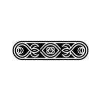 Intricate Celtic Knot Border, Elegant, Symmetrical vector