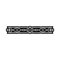 Intricate Celtic Border, Vintage Element - Textile vector