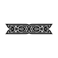 Intricate Celtic Border, Vintage Element, Medieval vector