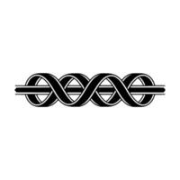 Intertwined Infinity Geometric Celtic Knot vector