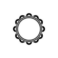 Minimalist Tambourine, Circular Rhythm vector