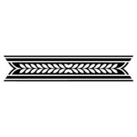 Elegant Laurel Border, Vintage Element, Ornamental vector