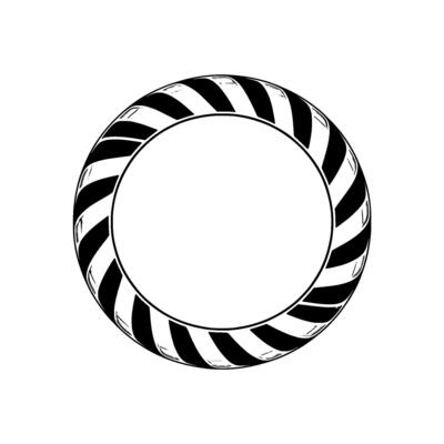 Dynamic Spiral Ring, Modern Abstract