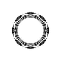 Geometric Tribal Frame, Art Deco Inspiration vector