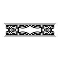 Intricate Celtic Border, Elegant, Decorative Element vector