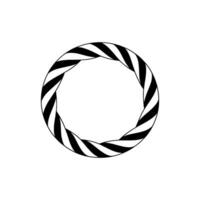 Abstract Spiral, Minimalist, Circular Rhythm vector