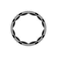 Geometric Deco Circle, Minimalist vector