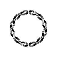 Abstract Woven Circle, Minimalist, Gradient Texture vector