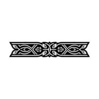 Intricate Celtic Border, Elegant Element, Ornamental vector