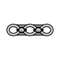 Geometric Nautical Motif, Minimalist vector