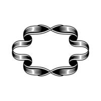 Elegant Swirl Border, Vintage, Circular Frame vector