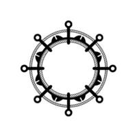 Nautical Compass Rose - Minimalist vector
