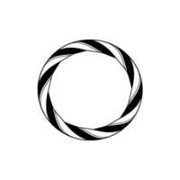 Abstract Spiral, Minimalist, Circular Motif, Circle vector