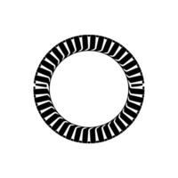 Kinetic Circle Abstract Motion, Minimalist vector