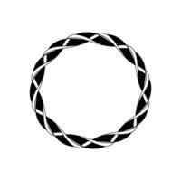 Abstract Spiral Border, Minimalist, Gradient Texture vector