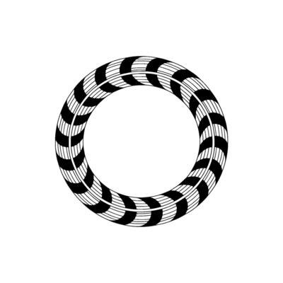 Abstract Circular Pattern, Dynamic Lines, Minimalist