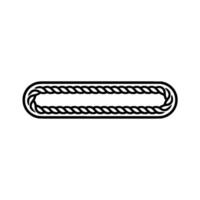 Intertwined Rope, Minimalist, Strong Connection vector