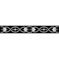 Nautical Border, Vintage Rope Motif, Decorative Element vector