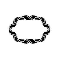 Intricate Celtic Knot Frame, Minimalist, Illustration vector