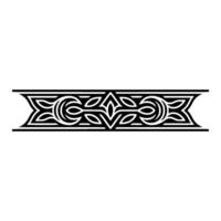 Intricate Celtic Border, Vintage, Elegant Ornamentation - Illustration vector