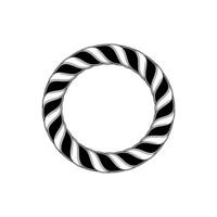 Abstract Spiral Ring, Minimalist, Circular Motion vector