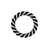 Abstract Spiral, Minimalist Circle, Black White, Minimalism vector