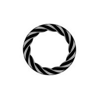 Abstract Spiral, Minimalist, Circular Motif - Circle vector