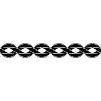 Stylized Celtic Knot Border, Elegant vector