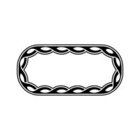 Celtic Knot Frame, Elegant Border, Vintage vector