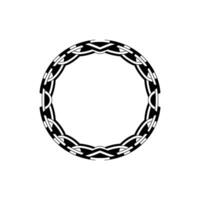 Intricate Celtic Circle Border, Vintage, Symmetrical vector