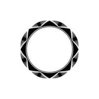 Geometric Circle Frame, Minimalist , Abstract Ornamentation, Ornament vector
