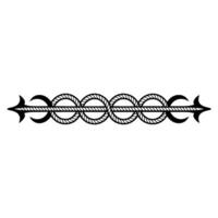 Nautical Knot Border, Elegant Element vector