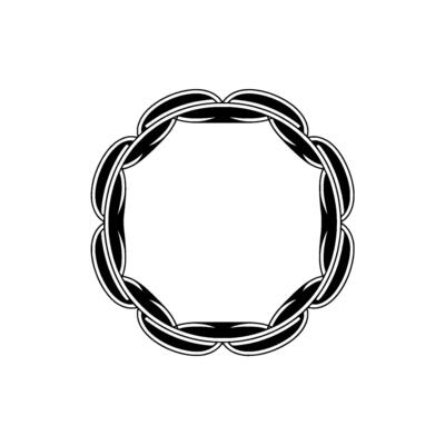 Abstract Woven Circle, Minimalist - Pattern