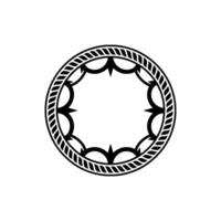 Intricate Circular Ornament, Vintage - Border vector