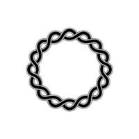 Intricate Celtic Knot Border, Minimalist, Loop vector