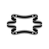 Dynamic Ribbon Frame, Modern Element vector