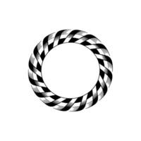 Dynamic Spiral Emblem, Minimalist, Circle vector