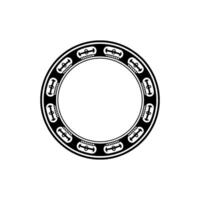 Ancient Egyptian Circle, Stylized Ornamentation, Symbolic vector
