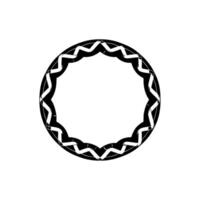 Geometric Celtic Circle, Metallic Texture, Minimalist vector
