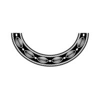 Stylized Ribbon Emblem, Nautical , Vintage Aesthetic vector