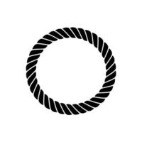 Spiraling Knot - Minimalist Circular Motif vector