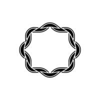 Intricate Celtic Knot Frame, Minimalist, Modern vector