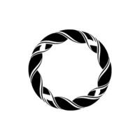 Abstract Spiral Emblem, Modern Minimalist vector